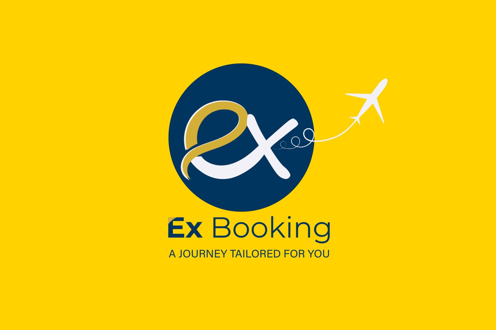 الهوية البصرية لشركة EX-BOOKING للسياحة